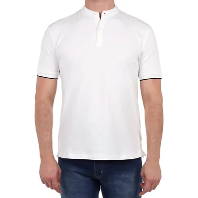 Playera Manga Corta Cuello Mao Bruno Magnani para Hombre