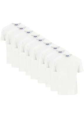 SET 9 PLAYERAS INDICUM BLANCAS HOMBRE