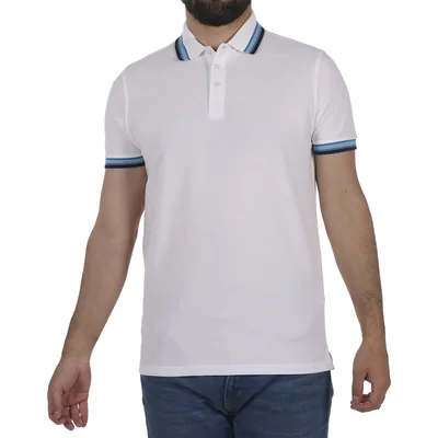 Playera Polo Rayas Bruno Magnani para Hombre