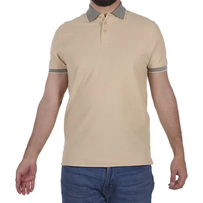 Playera Polo Algodón Regular Fit Bruno Magnani Hombre