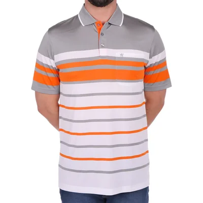Playera Polo Regular Fit Rayas Manchester Hombre