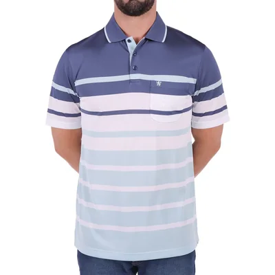 Playera Polo Regular Fit Rayas Manchester Hombre