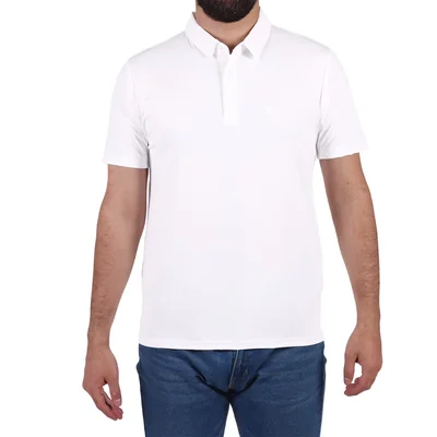 Playera Polo Blanca Tejido Piqué Ted Lapidus para Hombre