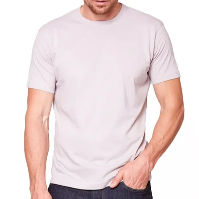 Edward's Playera de Algodón Cuello Redondo Gris para Hombre