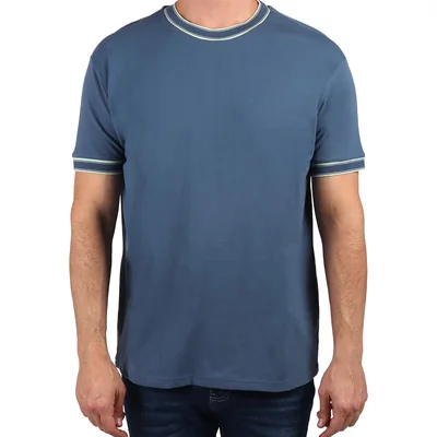 Playera Pique Algodón Manga Corta Bruno Magnani Hombre
