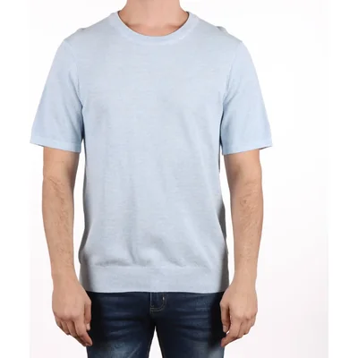 Playera de Punto Manga Corta J.opus en Algodón para Hombre