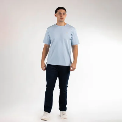 Playera Regular Fit Oscar de la Renta Manga Corta para Hombre