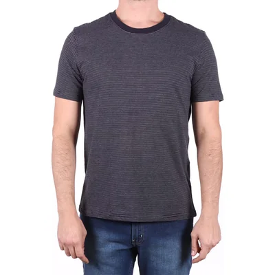 Playera Rayas Cuello Redondo Manga Corta J.opus Hombre