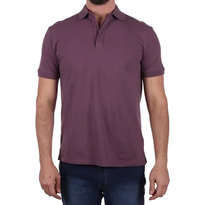 Polo Piqué Aletilla Oculta Algodón Bruno Magnani Hombre