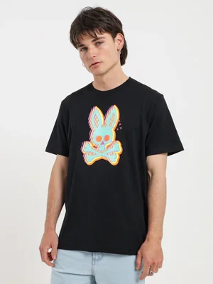 Playera Psycho Bunny Ethan Deco Bunny para Hombre