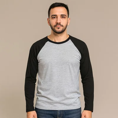 Playera Ml Hombre 370Jb Ranglan