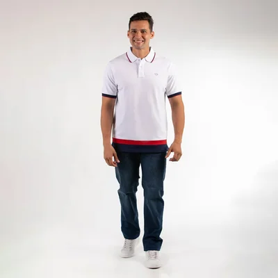 Playera Polo Oscar de la Renta Manga Corta para Hombre