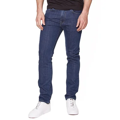 Jeans Slim Hombre Azul Medio Stretch Tiro Bajo Edward’s 1001