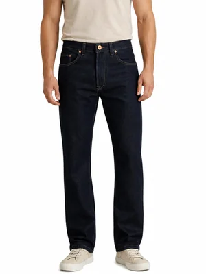 Jeans Recto Hombre Stretch Azul Oscuro Tiro Alto Edward’s 2670