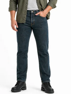 Edward's Jeans Recto Hombre Azul Petróleo Tiro Alto Vintage 2618TE