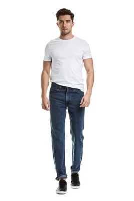 Edward’s Jeans 2619 Corte Recto Mezclilla Índigo Acid Wash para Hombre azul
