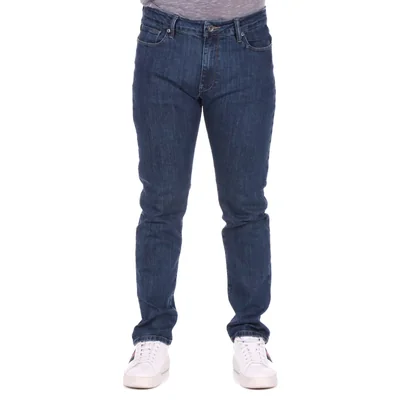 Jeans Carlo Corinto Hombre Slim Fit Azul Oscuro