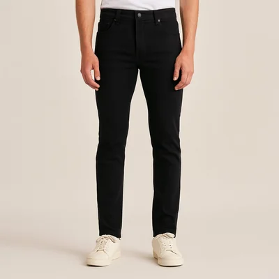 Jeans Negro American Gl Hombre