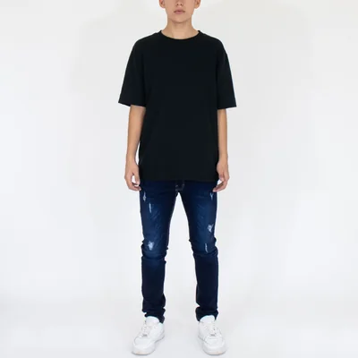 Jeans Skinny Adictoxx Azul Oscuro Para Hombre