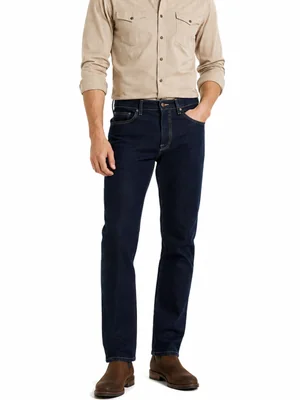 Jeans Recto Hombre Azul Oscuro Soft Tiro Alto Edward’s 2630