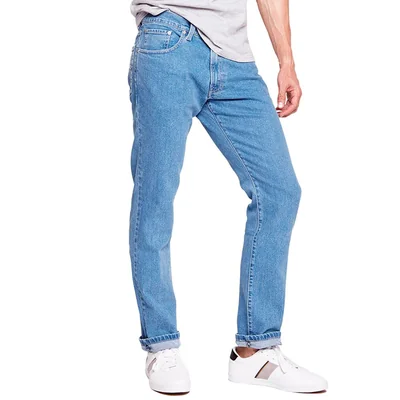 Jeans Slim Hombre Azul Claro Stretch Tiro Bajo Edward’s 1007