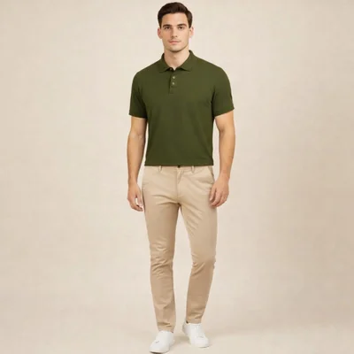 Pantalon Caqui Ted Lapidus Hombre