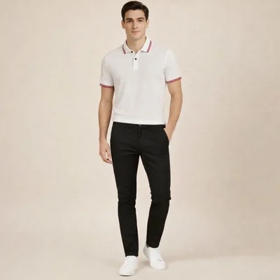 Pantalon Negro Ted Lapidus Hombre