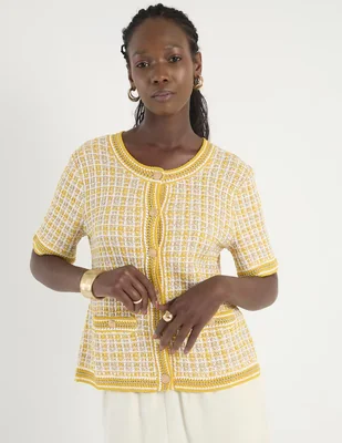 Suéter Talbots cuello redondo para mujer