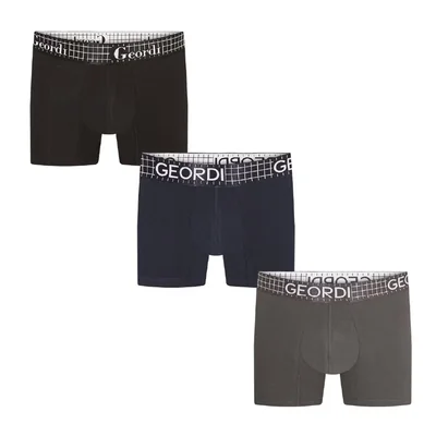 Set 3 Pack Bóxers Corto Geordi para Hombre