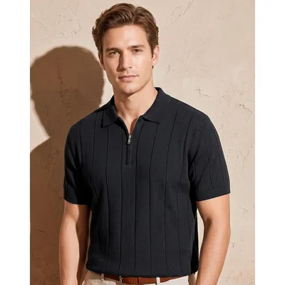 Playera Hombre Moda Polo Negro Giovanni Gali 50705942