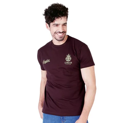 Playera Hombre Moda Camiseta Vino Furor 62107435