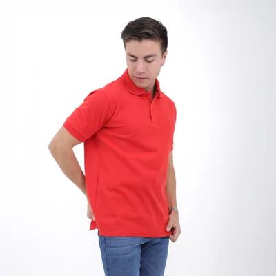 Playera Polo Hombre K-Swiss ZORD Color Rojo