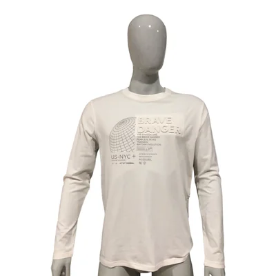 Playera Manga Larga "BRAVE DANGER" Para Caballero LSN