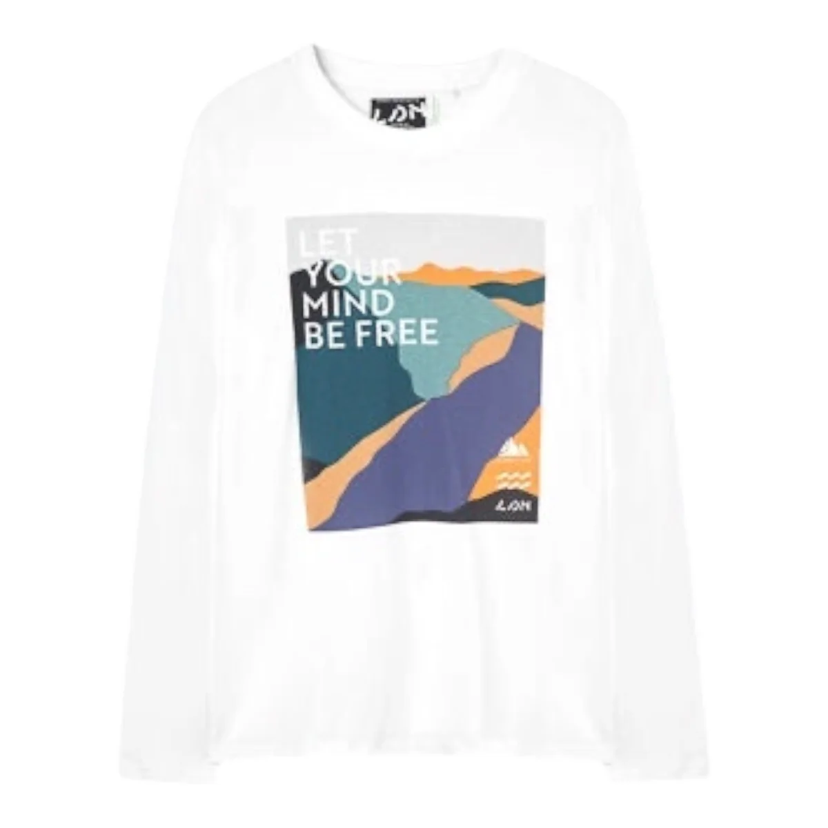 Playera Estampado "LET YOUR MINDBE FREE" Para Caballero LOSAN