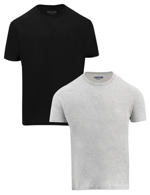 SET DE 2 PLAYERAS BÁSICAS NEGRO, GRIS INDICUM HOMBRE