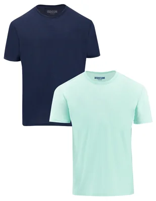 SET DE 2 PLAYERAS BÁSICAS MENTA, MARINO INDICUM HOMBRE