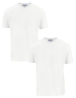 SET DE 2 PLAYERAS BÁSICAS BLANCAS INDICUM HOMBRE