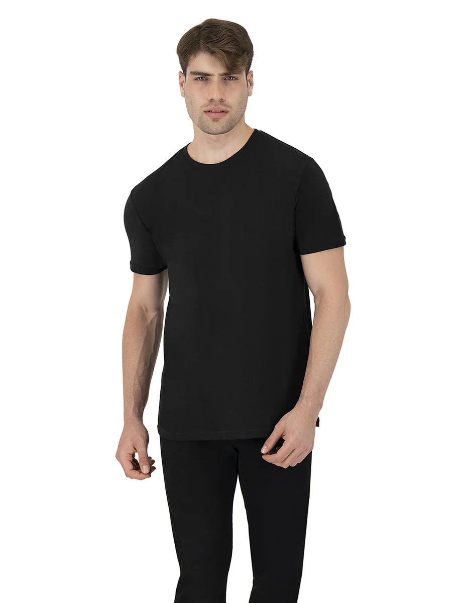 PLAYERA BÁSICA NEGRA INDICUM HOMBRE