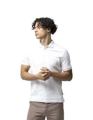 Playera Tipo Polo Boroni De Algodón Pima Premium.