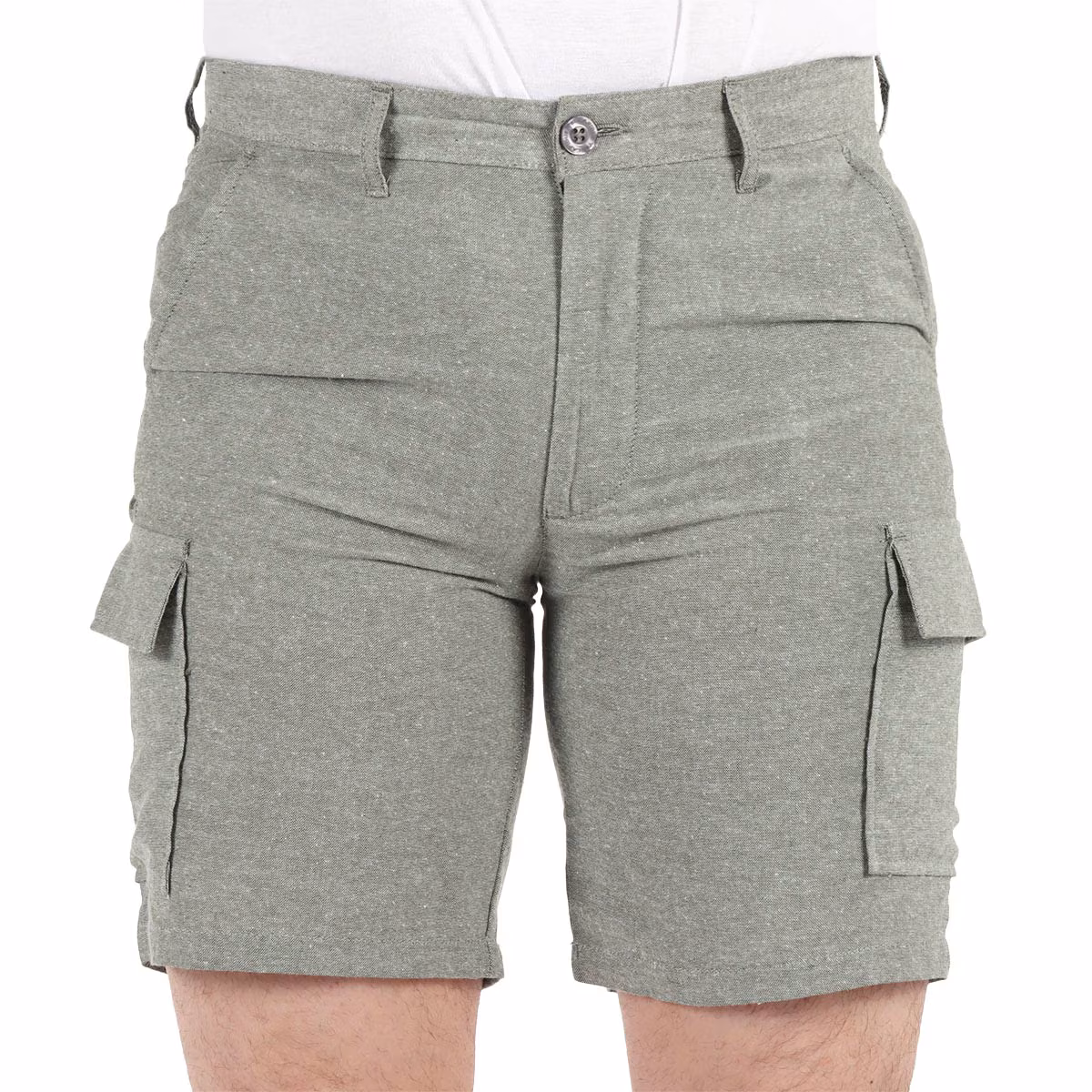 Bermuda Bolsillos Cargo Olivo Ted Lapidus para Hombre