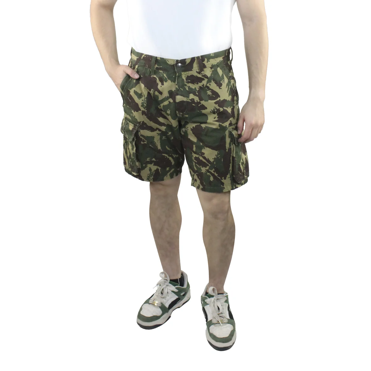Bermuda Gabardina Hombre Cargo 3427