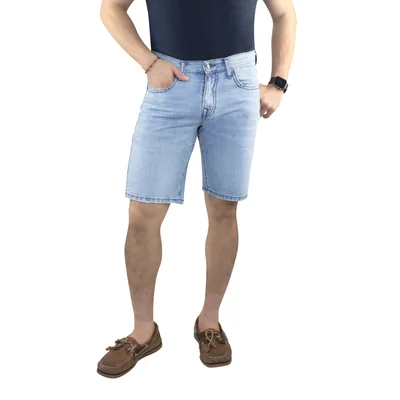 Bermuda Mezclilla Hombre Slim 3406