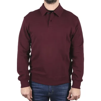 Sudadera Polo Cuello con Botones J.opus para Hombre
