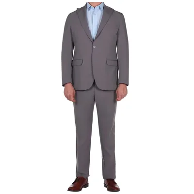 Traje Gris Ajuste Regular Fit Carlo Corinto para Hombre