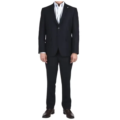 Traje Saco y Pantalón Azul Marino Regular Fit Chaps Hombre