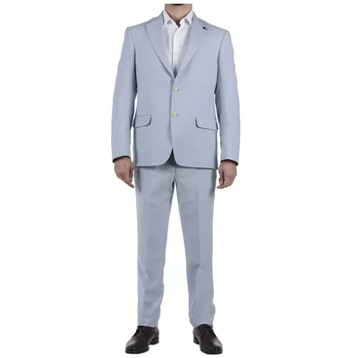 Traje Lino Azul Claro Modern Fit Tommy Hilfiger para Hombre