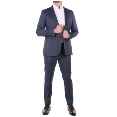 Traje Hombre Slim Fit Azul Bruno Magnani Formal