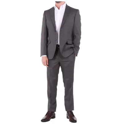 Traje Hombre Pierre Cardin Regular Gris Elegante Formal