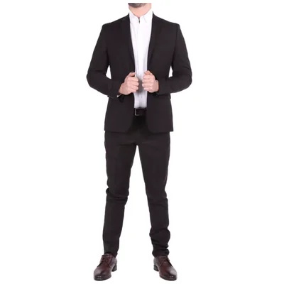 Traje Bruno Magnani Hombre Clásico Negro