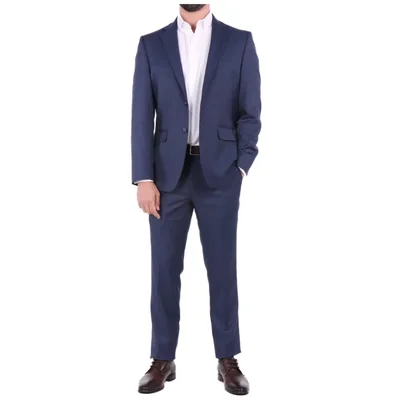 Traje Hombre Pierre Cardin Estilo Clásico Azul
